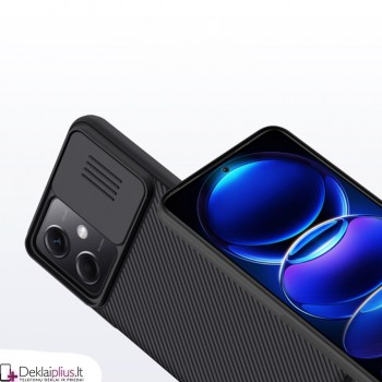 Nillkin Camshield dėklas su kameros apsauga - juodas (Xiaomi Poco X5 5G/Redmi Note 12 5G)